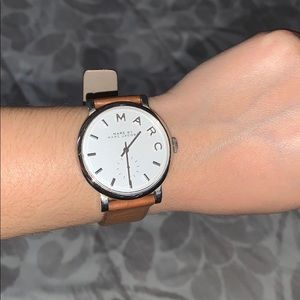 Marc by Marc Jacobs Brown Leather Watch